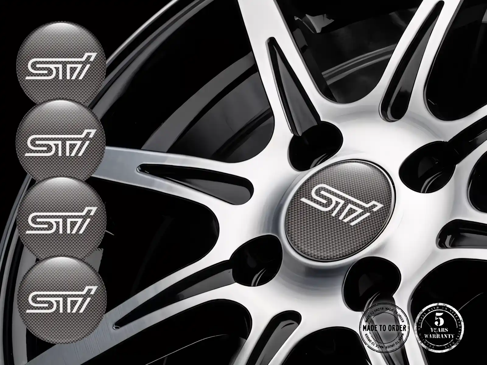 Subaru Dome-Dekoration Stilvolle Nabenkappen-Embleme